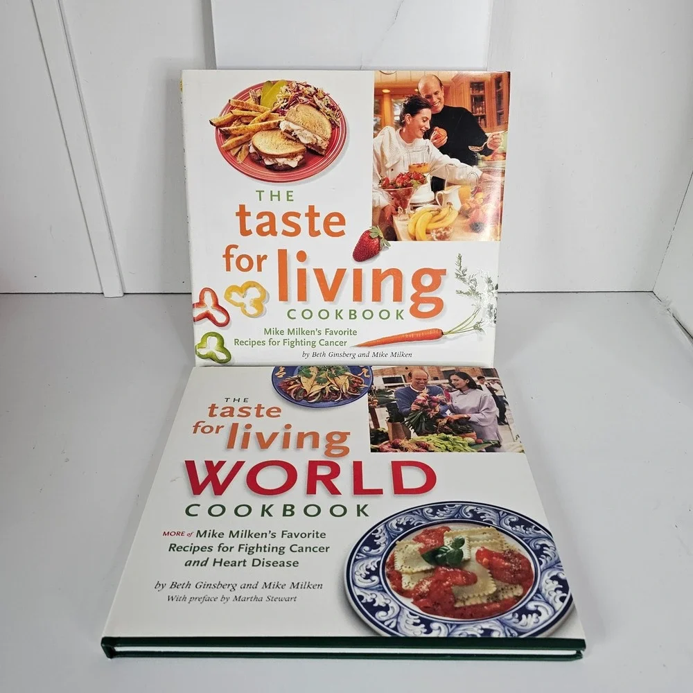 The Taste for Living Cookbook and The Taste for Living World Cookbook Set